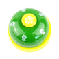 Pet Bell Trainer Describe: 100% brand new and high quality Bright colors, attract the attention of cats and dogs, sturdy and bite resistant, mechanically perfect, no battery required. Ring the bell to eat, ring the bell to urinate, develop intelligence, i