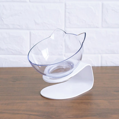 FurSpine Cat Feeder Product information: Shape:Round Material: Plastic Complete automatic feeding: Yes Product No.: Cat head transparent double bowl Color: Transparent cat head bowl Easy to clean transparent bowl: For dogs and cats Transparent bowl of cat