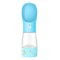 PawTrio Travel Cup Product Information: Material: Plastic Color: blue, pink, green, grey Size: 25.5x7x7cm Weight: 180g Capacity: 458ml Features: Plastic material for human use, high-temperature resistance, no deformation when filled with hot water Large o