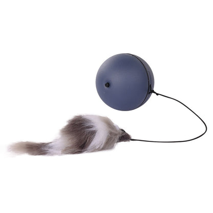 ChaseMate Overview: [Durable And Safe] - Made of ABS and plush materials to ensure pet health and safety. [Mouse Design] - Comes with a plush mouse to stimulate the cat's hunting nature, improving curiosity and increasing interaction. [Stress Reduction] -