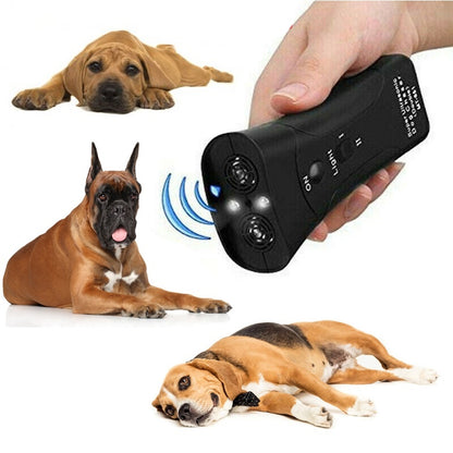 Auto Bark-Stop Collar A powerful tool for protection, training, and peace of mind. Why You’ll Love It: ✅ Effective Dog & Wild Animal Repellent Whether you're jogging, walking your dog, or out in nature, this ultrasonic repeller helps protect you from aggr