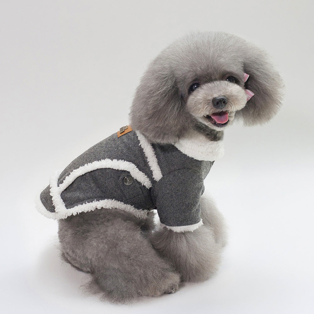 Cozy Pet Coat – Insulated Winter Wear for Small Dogs Overview Dog Clothes Winter Pet Dog French Bulldog Jacket Thick Warm Dog Coat 1. Asian sizes are 1 to 2 sizes smaller than European and American people. Choose the larger size if your size between two s