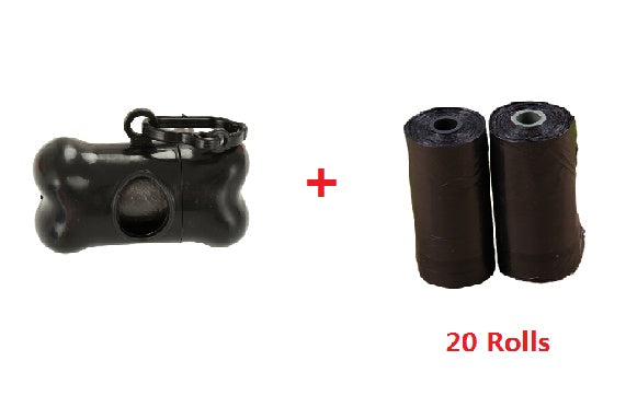 WalkClean Poop Bags Overview: 1. Compact, refillable bone puppy dispenser box with a roll of large puppy cleaning bag 2. A convenient way to make pet waste disposal easy 3. Equipped with loop hook, easy to carry 4. Very suitable for camping and travel 5.