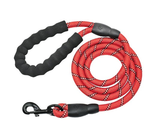 PacePup Overview: - Foam handle, experience walking dog easily - Sewing with herringbone car encryption needle, more robust and safe to walk the dog - Encrypted imitation nylon reflective anti-skid handle - Electrophoresis black hooks are made of zinc all