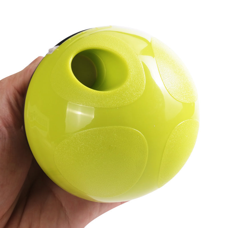 Pet Food Feeder Dispenser Funny Toy Overview 1. As treats balls prevent rapid eating and will limit the number of treats and prolong dogs feeding and digest treats better and keeps a healthy physical body. The toy slows down feeding to help aid with diges