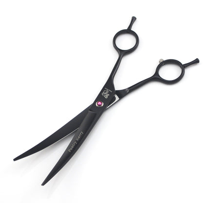 SnipMate™ Pet Hair Cutter Purpose: Beauty Shape: straight Material: Stainless steel Surface treatment: fine polishing Package list: 7.0-inch hand shaped straight+7.0-inch curved+6.5-inch dense teeth+7.0-inch fishbone teeth+comb+hemostatic forceps Pet Groo