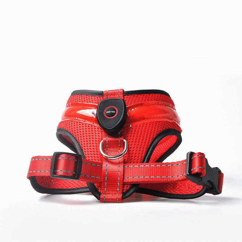 GlowGuard LED Harness Overview: 1. Charging, USB data cable can be directly charged, lasting, long standby. Don't worry about the battery without electricity, frequent buying batteries. 2. There are many styles, multiple colors for you to choose, fashion