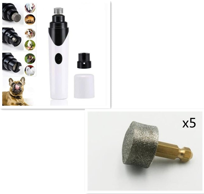 NailWhirl™ Electric Pet Trimmer Overview: Low Vibration and Low Noise - This Pet Nail Grinder is equipped with a super mute motor but powerful. It gently removes thin layers of the nail with low noise and low vibration, so that sensitive pets will be happ