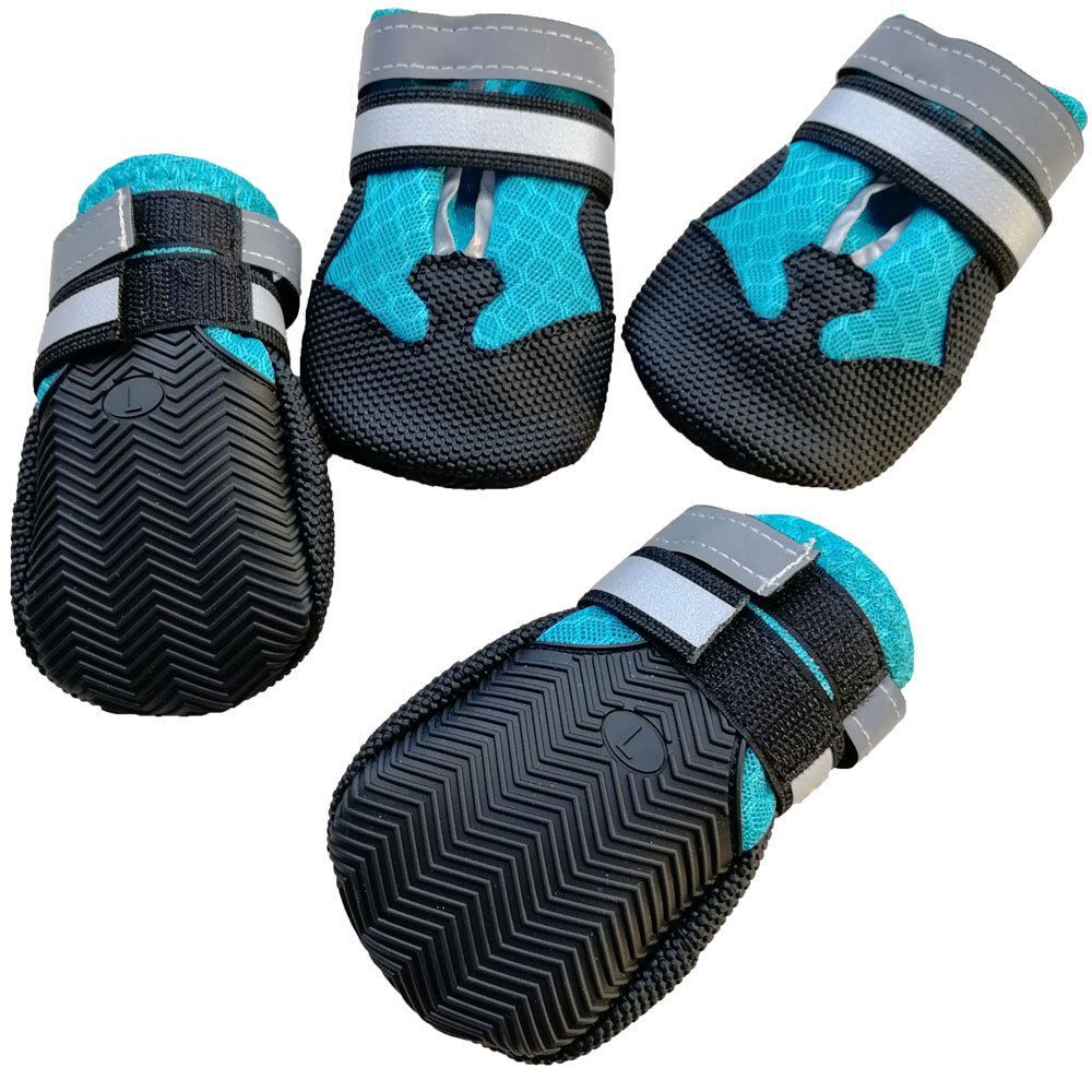 Dog Shoe Protectors – Soft, Breathable & Easy to Wear Overview: Unique design, stylish and beautiful. Good material, comfortable feet. A variety of colors, any choice. Specification: Boots: Dog shoes Upper material: Anti-slip leather, TPR+rubber, sandwich