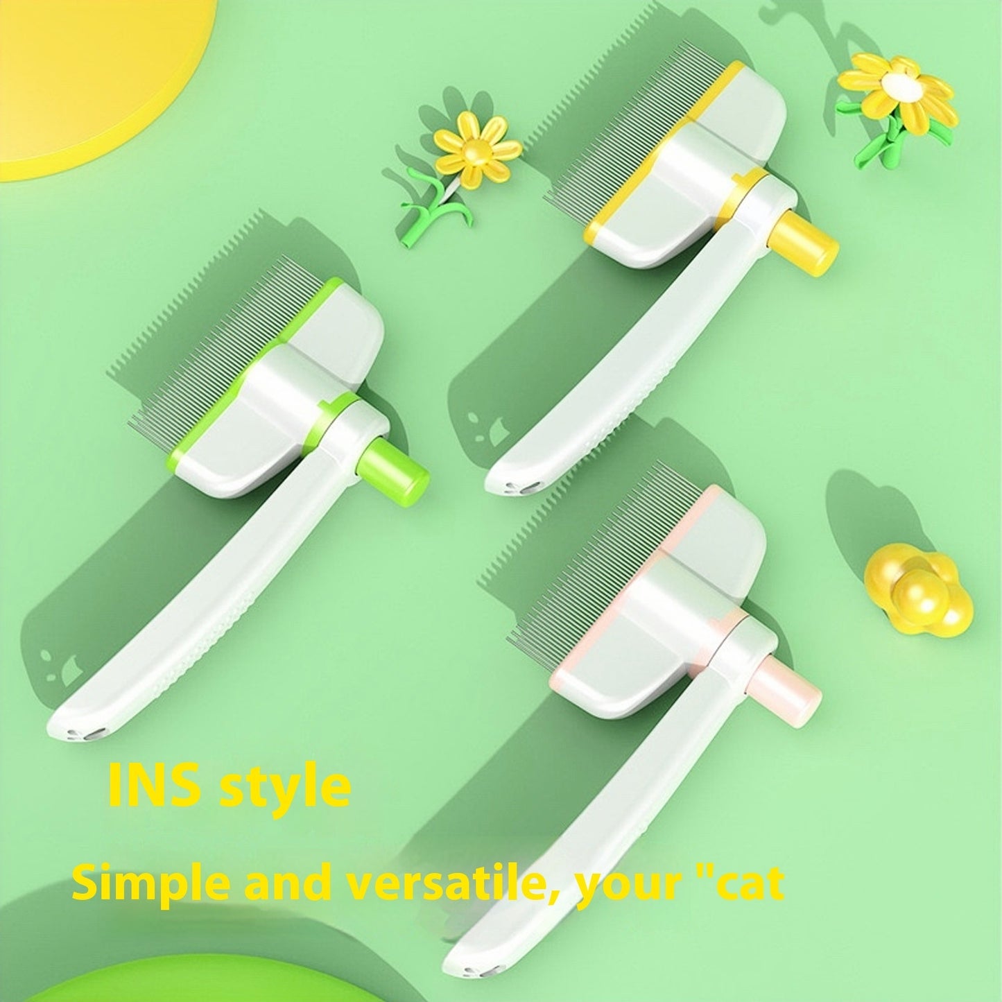 FurMagic Self-Cleaning Pet Comb Overview: 1. Ease of use: The Kitty comb is designed with ease of use in mind and is suitable for all pet owners. Whether you are a novice or an experienced pet owner, you can easily master how to use it. 2. Efficient hair