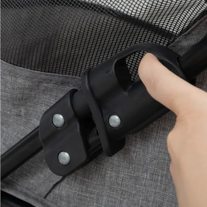 PetTrek Compact Stroller Foldable Pet Stroller with Canopy & Storage Basket Effortless Walks with Comfort, Style, and Safety Overview Make outings more enjoyable for both you and your pet with this lightweight, foldable pet stroller—perfect for small dogs
