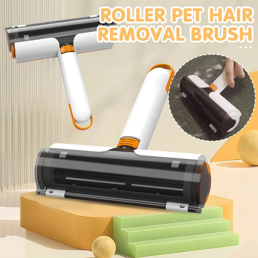 FurRoll™ – 2-in-1 Reusable Pet Hair Removal Brush Keep your home fur-free effortlessly with the FurRoll™ 2-in-1 Pet Hair Removal Roller – a portable, washable tool designed for quick and effective pet hair cleanup. Dual Functionality: Combines a lint roll
