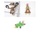 Donkey Plush Chew Toy – Squeaky & Fun for Puppies Overview: 100% brand new and high quality. It's a good gift for your pet. hours of fun for you and your dog. Product Information: Product category: pet toys material: plush Specifications: white, brown, gr