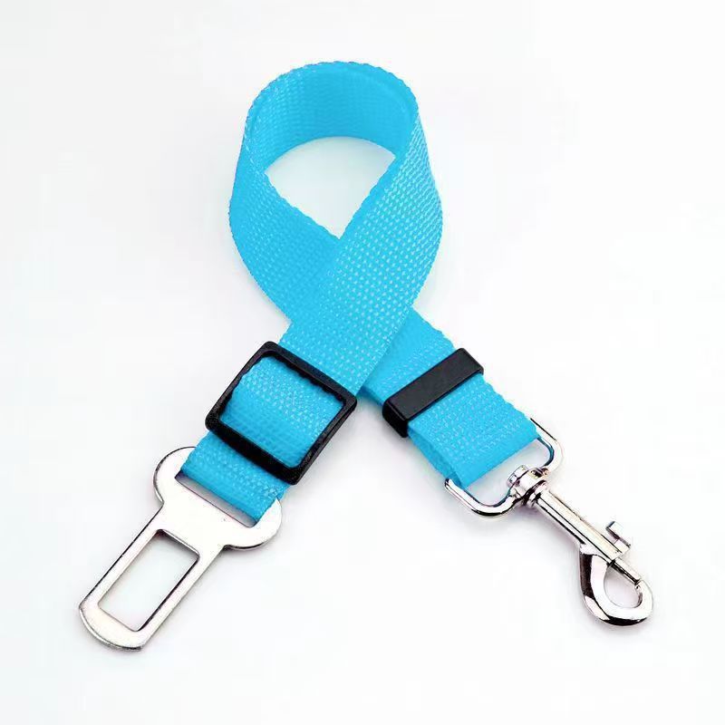 PawTether Dog Leash Product description: This product is a dog dog fixing belt / seat belt for cars, 2.5cm wide, the length of the fixing belt can be adjusted, and one end of the fixing belt can be fixed on the car seat belt. A collar that can hold the do