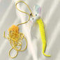 HangMouse™ Product information: Product name: Swing cat toy Specifications: about 2 meters in length Product material: feather, elastic rope, polyester ball, sticky hook, etc. Packing list: Funny cat stick*1 Cat Toys