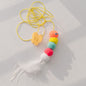 HangMouse™ Product information: Product name: Swing cat toy Specifications: about 2 meters in length Product material: feather, elastic rope, polyester ball, sticky hook, etc. Packing list: Funny cat stick*1 Cat Toys