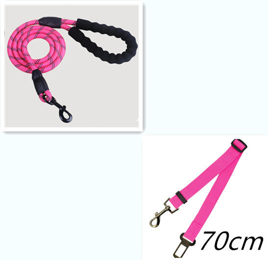 PacePup Overview: - Foam handle, experience walking dog easily - Sewing with herringbone car encryption needle, more robust and safe to walk the dog - Encrypted imitation nylon reflective anti-skid handle - Electrophoresis black hooks are made of zinc all