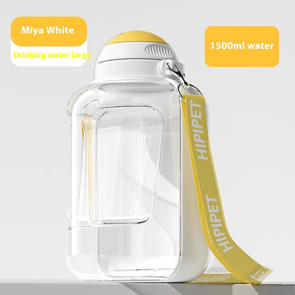 PawSip & Snack Pot 2-in-1 Portable Dog Water & Food Bottle – Hydration On-the-Go Make every walk, hike, or travel adventure with your furry companion easier with our 2-in-1 Dog Water Bottle with Food Container. Designed for convenience, durability, and po