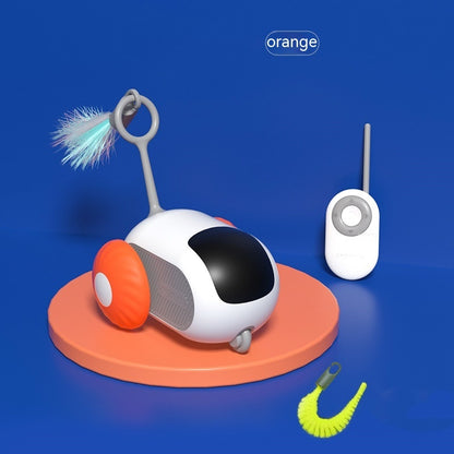 USB Smart Cat Car – Remote Toy for Active Indoor Cats Crazy-Joy Remote Control Car Cat Toy – Hunt, Chase & Play Instincts Unleashed Transform your living room into a feline playground with the Crazy-Joy Car, the ultimate interactive toy that taps into you