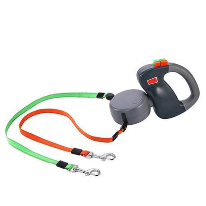 TwinTrek Overview 1.Packing: sucking plastic and self-sealing bag 2.Accessories: the basic accessories are cab been buckle 3.Usage: this product allows you to freely control your dog's free activity space while you control your pet dog. You can enjoy the
