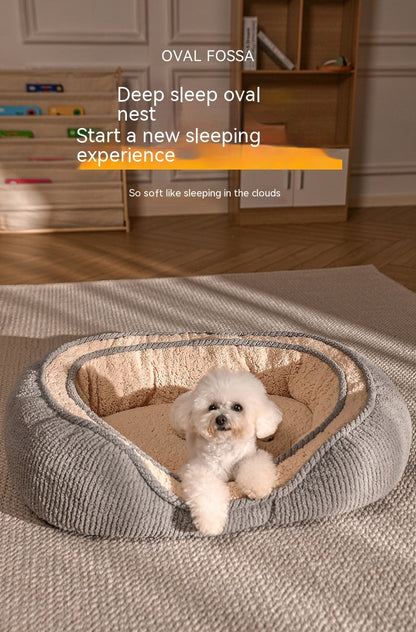 SnugNest™ – All-Season Bed for Small & Medium Dogs Treat your pup to year-round comfort with the SnugNest™ All-Season Dog Bed – specially designed for small and medium-sized dogs who love to relax in style. ️ 4-Season Versatility: Breathable for summer, w
