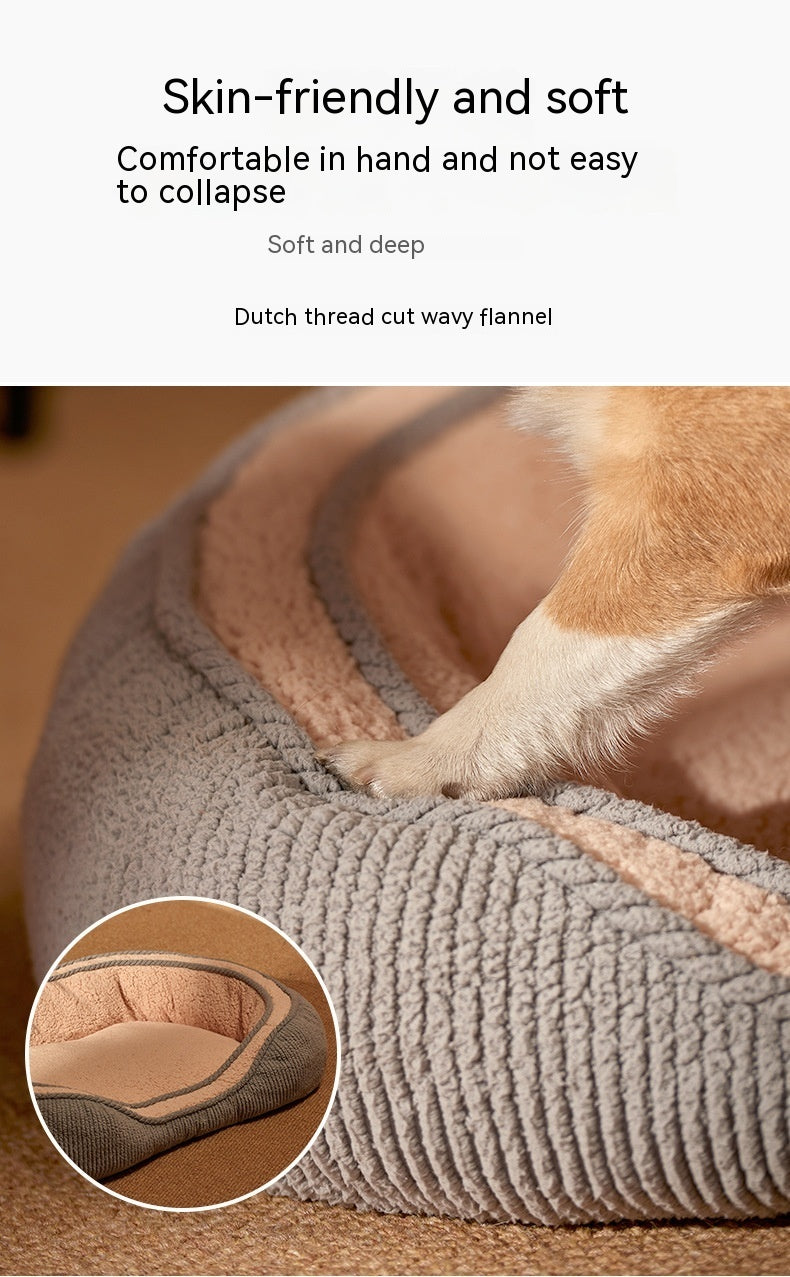 SnugNest™ – All-Season Bed for Small & Medium Dogs Treat your pup to year-round comfort with the SnugNest™ All-Season Dog Bed – specially designed for small and medium-sized dogs who love to relax in style. ️ 4-Season Versatility: Breathable for summer, w