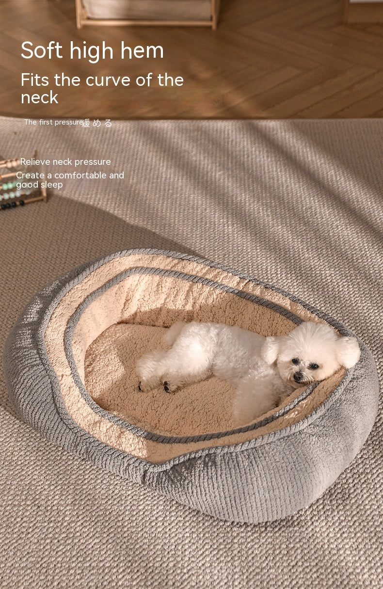 SnugNest™ – All-Season Bed for Small & Medium Dogs Treat your pup to year-round comfort with the SnugNest™ All-Season Dog Bed – specially designed for small and medium-sized dogs who love to relax in style. ️ 4-Season Versatility: Breathable for summer, w