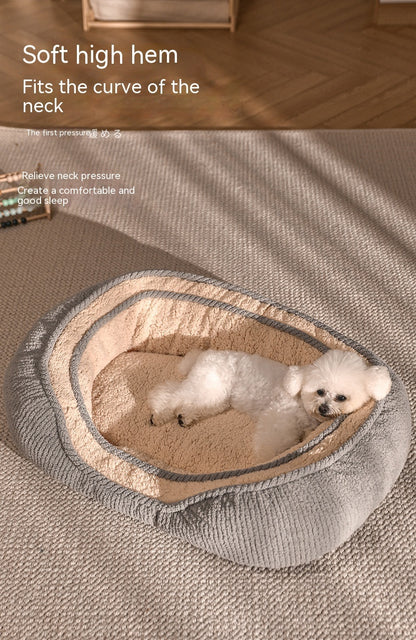 SnugNest™ – All-Season Bed for Small & Medium Dogs Treat your pup to year-round comfort with the SnugNest™ All-Season Dog Bed – specially designed for small and medium-sized dogs who love to relax in style. ️ 4-Season Versatility: Breathable for summer, w
