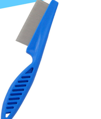 FleaFine™ Pet Comb Product Name: With handle in addition to flea comb Product color: white Product specifications: small (full length 14CM width 3CM) needle row (long 5CM needle length 1CM) Large (full length 18CM wide 4.5CM) needle row (length 6.5CM need