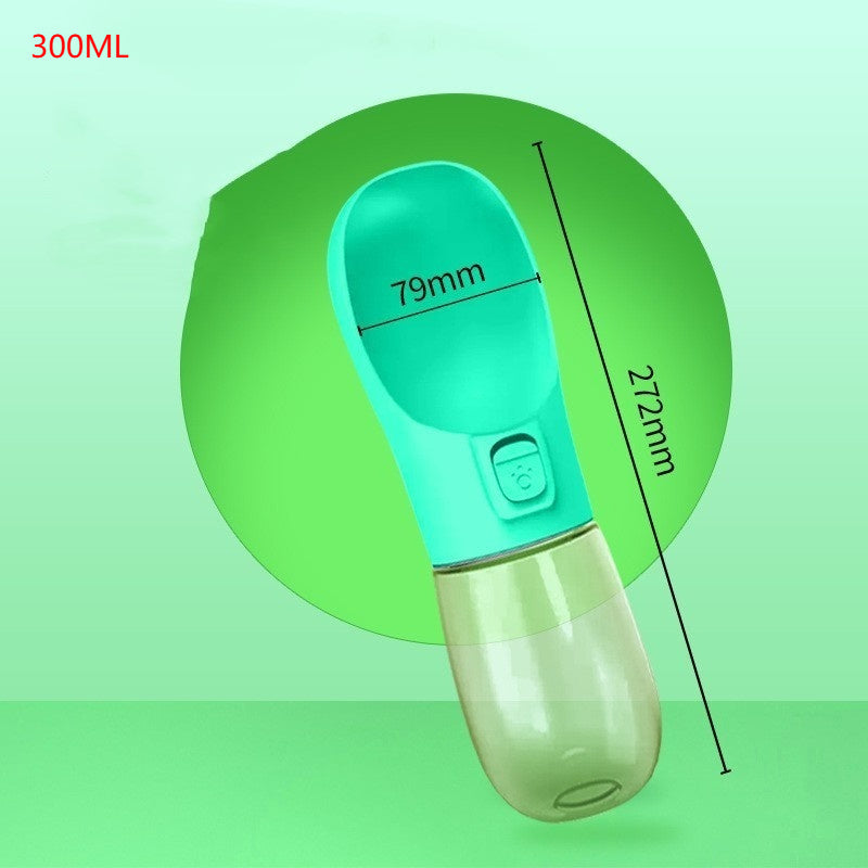 PawTrio Travel Cup Product Information: Material: Plastic Color: blue, pink, green, grey Size: 25.5x7x7cm Weight: 180g Capacity: 458ml Features: Plastic material for human use, high-temperature resistance, no deformation when filled with hot water Large o