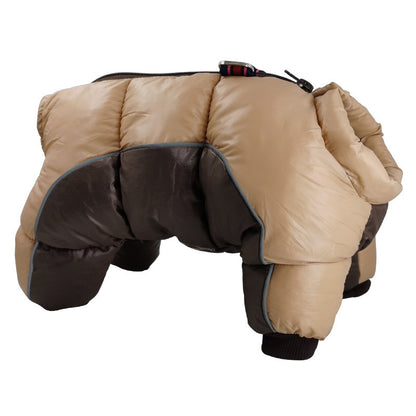 Cold Weather Dog Coat – Four-Legged Cotton Jacket New dog clothes autumn and winter pet camouflage cotton padded clothes waterproof and cold proof dog coat jacket four leg clothes cotton clothes Material: Cotton Product category: cotton padded clothes Sty