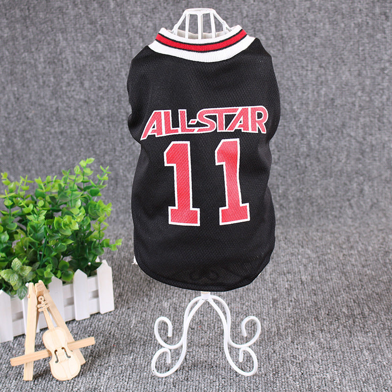 World Cup Dog Vest – Lightweight Summer Pet Jersey Material: Cotton Product Category: T-shirt style: Casual Applicable gender: general Color: black, red Size: S, M, L, XL, XXL 1. Asian sizes are 1 to 2 sizes smaller than European and American people. Choo