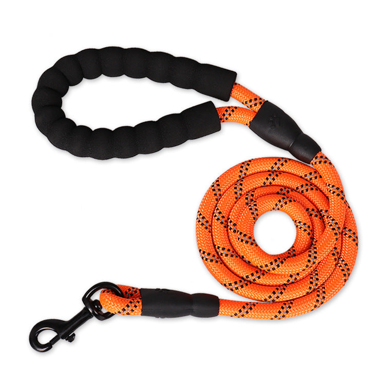 PacePup Overview: - Foam handle, experience walking dog easily - Sewing with herringbone car encryption needle, more robust and safe to walk the dog - Encrypted imitation nylon reflective anti-skid handle - Electrophoresis black hooks are made of zinc all