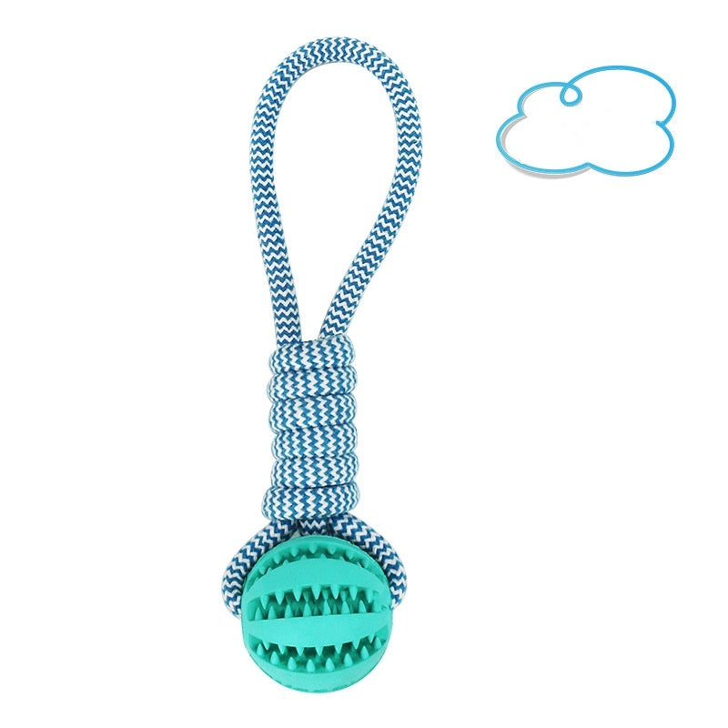 SnackRope – Interactive Leaking Ball for Chewing & Cleaning Teeth Overview: 1. Rubber balls and dog bite chew balls keep your dog's teeth and gums clean and healthy. 2. The surface protrudes from the particles, which can grind teeth and protect the oral h
