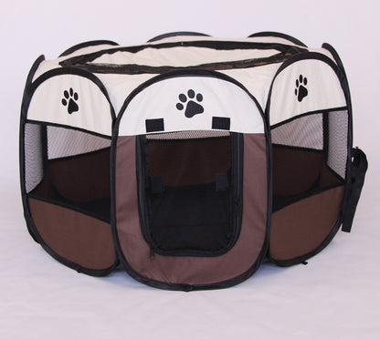QuickPaw Pet Enclosure Specifications: Highly recommended Material: 600D oxford Cloth+ Mesh Highlights: Great for outdoor dogs Waterproof Breathable anti-mosquito Scratch resistance Detachable skylight Note: 1、About 2CM error is allowed due to manual meas