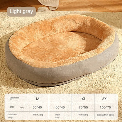 WarmiePaws™ Cozy Bed Product Details: Material: Cotton Product Category: Bed Specifications: M [size 50*40cm] (recommended for pets within 5 catties), L [size 60*45cm] (recommended for pets within 15 catties), XL [size 75*55cm] (recommended for pets withi