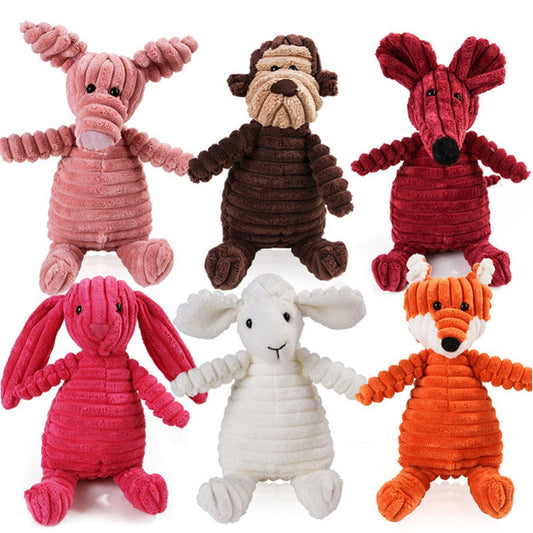 Interactive Animal Plush – Chew & Clean Toy for Dogs Overview: 100% Brand new and high quality. Animal design, cute, beautiful and attractive. Made of non-toxic high-quality corduroy fabric material, bite-resistant, soft, durable and 100% safe. The soft m