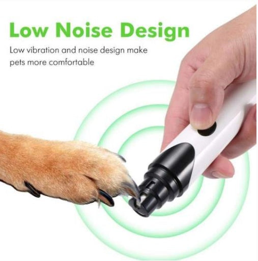 NailWhirl™ Electric Pet Trimmer Overview: Low Vibration and Low Noise - This Pet Nail Grinder is equipped with a super mute motor but powerful. It gently removes thin layers of the nail with low noise and low vibration, so that sensitive pets will be happ