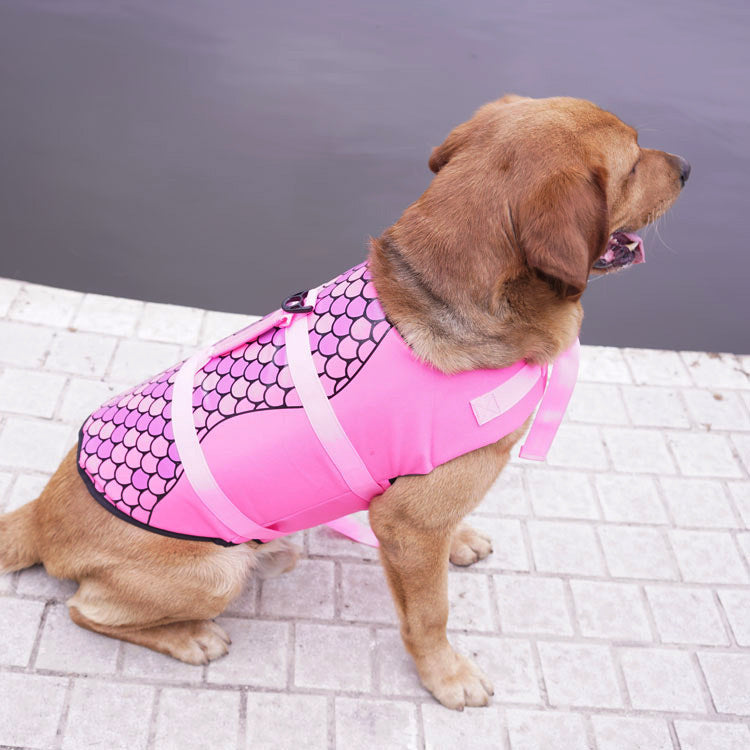 AquaPaw Safety Vest Material: Polyester Product category vest Applicable gender Color Rose Red, Silver Grey Size XS, S, M, L Pet Safety Vests