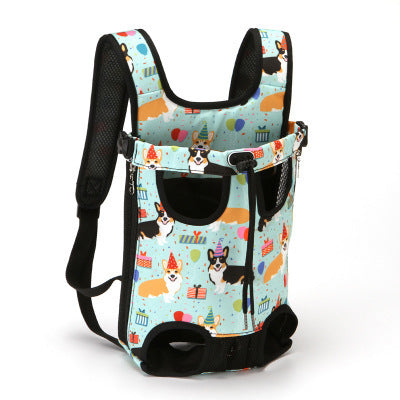 TravelPaw Pet Material is soft Pattern black, blue denim, beige corgi, light green corgi, Hardness moderately soft Specification S, M, L, XL, XXL Color black, blue denim, beige corgi, light green corgi, flamingo size Bag size Reference circle Reference ba
