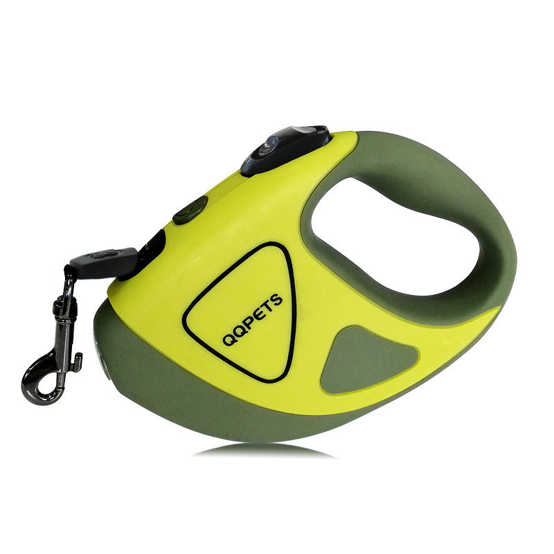 LumiLead Overview: Anti-slip rubberized frosted handle 360° anti-winding Impact-resistant nylon plastic and glass fiber Durable nylon braid Specification: Handle material: ABS material Body material: TPR+PP Buckle material: zinc alloy Telescopic length: 3