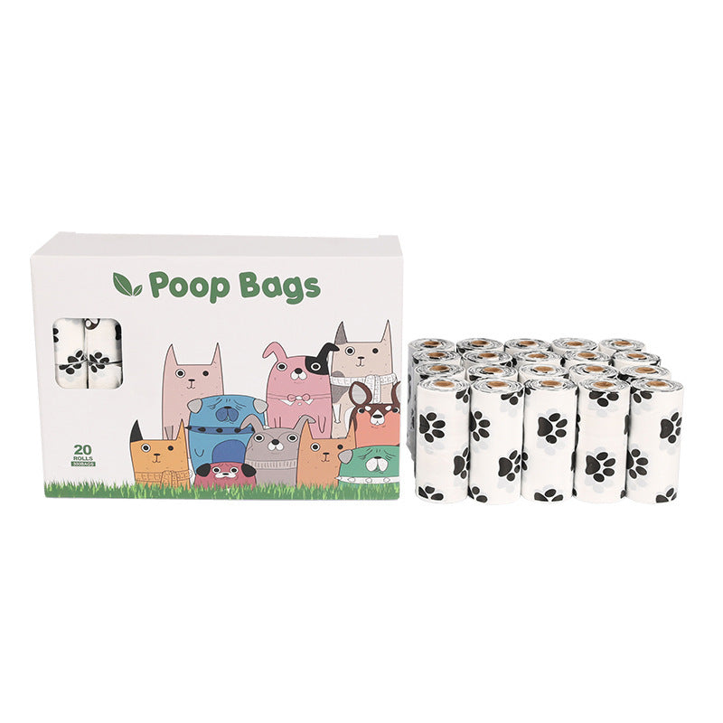 WalkClean Poop Bags Product information: Style: Continuous roll Material: HDPE+EPI Specification: 23*33cm/ 15 pieces per roll Epi degradation: fission and degradation about 2 years after being discarded in the soil Material: EPI+HDPE Thickness: 0.01mm=1 w