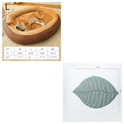 WarmiePaws™ Cozy Bed Product Details: Material: Cotton Product Category: Bed Specifications: M [size 50*40cm] (recommended for pets within 5 catties), L [size 60*45cm] (recommended for pets within 15 catties), XL [size 75*55cm] (recommended for pets withi