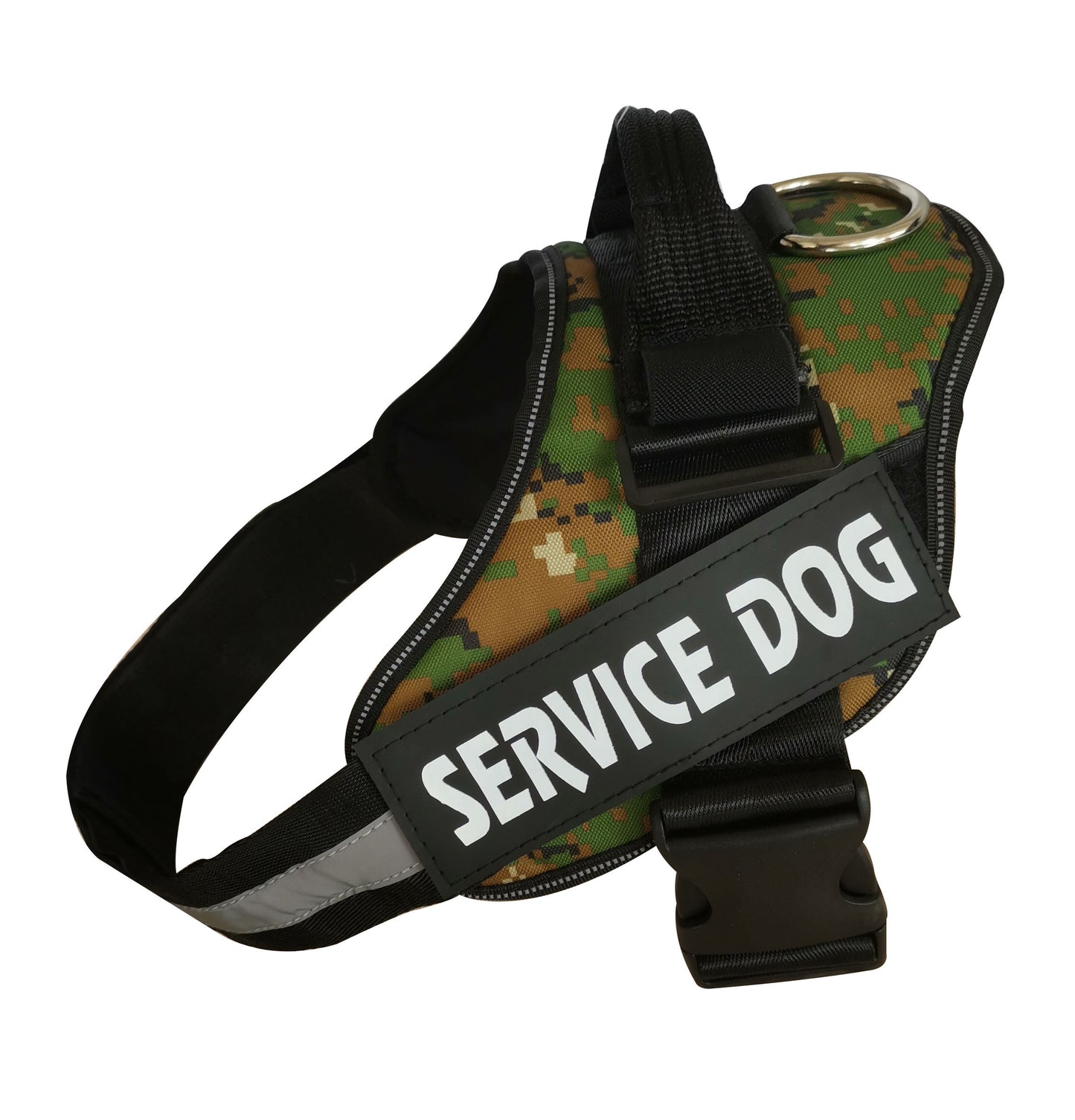 CustomFit Reflective Harness Overview: Prevent dogs from being lost. Super comfortable: Pulling pressure is evenly distributed to the body to prevent pulling and choking. The dog vest harness has an adjustable chest strap with a snap-on buckle, moves its