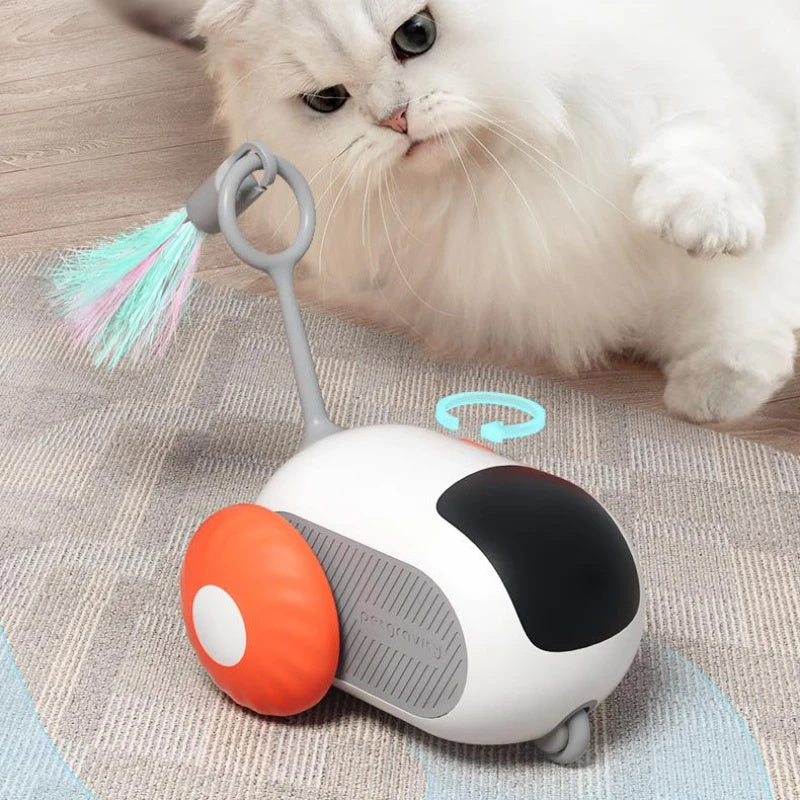 USB Smart Cat Car – Remote Toy for Active Indoor Cats Crazy-Joy Remote Control Car Cat Toy – Hunt, Chase & Play Instincts Unleashed Transform your living room into a feline playground with the Crazy-Joy Car, the ultimate interactive toy that taps into you