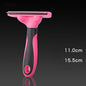 FurEase – Gentle Grooming Comb for Dogs Describe: Purpose: Pet grooming tools are suitable for dogs and cats of different sizes Purpose: Dog straightening brush quickly removes all loose/long/short/tangled hair, more fur on the floor Ergonomics: rubber no