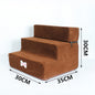 PawStep Pet Stairs Product information: Name: Pet ladder Seasons: Spring, summer, autumn, winter Material: deerskin velvet, high density sponge Features: Detachable, can be randomly combined Color: Grey, dark grey, Khaki, light brown, Dark brown, dark cof