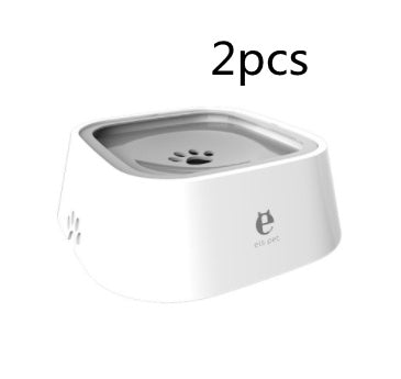 SpillSafe Pet Feeder Overview: 1.Extreme Large Capacity: With the dimension 8.8 x 7.2 x 2 inches, the bowl has a pretty large and practical capacity, about 35oz in total, which is enough for dogs to drink a whole day. 2.Double Anti-spill: The waterproof e