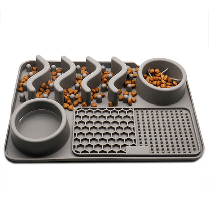 FurSniff Pet Mat Overview: 1. The licking mat is a unique form of pet slow-feeder dog bowl for the dog and puppies. 2. The lick mats have different textures whose design effectively reduces the speed of a pet’s eating 3. It cleans the pet's tongue and pro