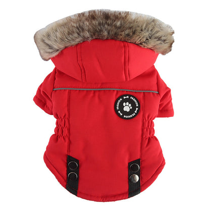 Winter Cotton Dog Jacket – Warm Zipper Coat for Pets Product information: Material: polyester Product: category cotton-padded clothes Style: Casual Color: DZ270 black, DZ271 red, DZ272 army green, DZ273 blue, DZ274 red, DZ275 army green, DZ276 black, DZ27